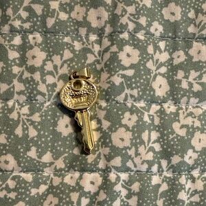 Allie & Bess gold key charm